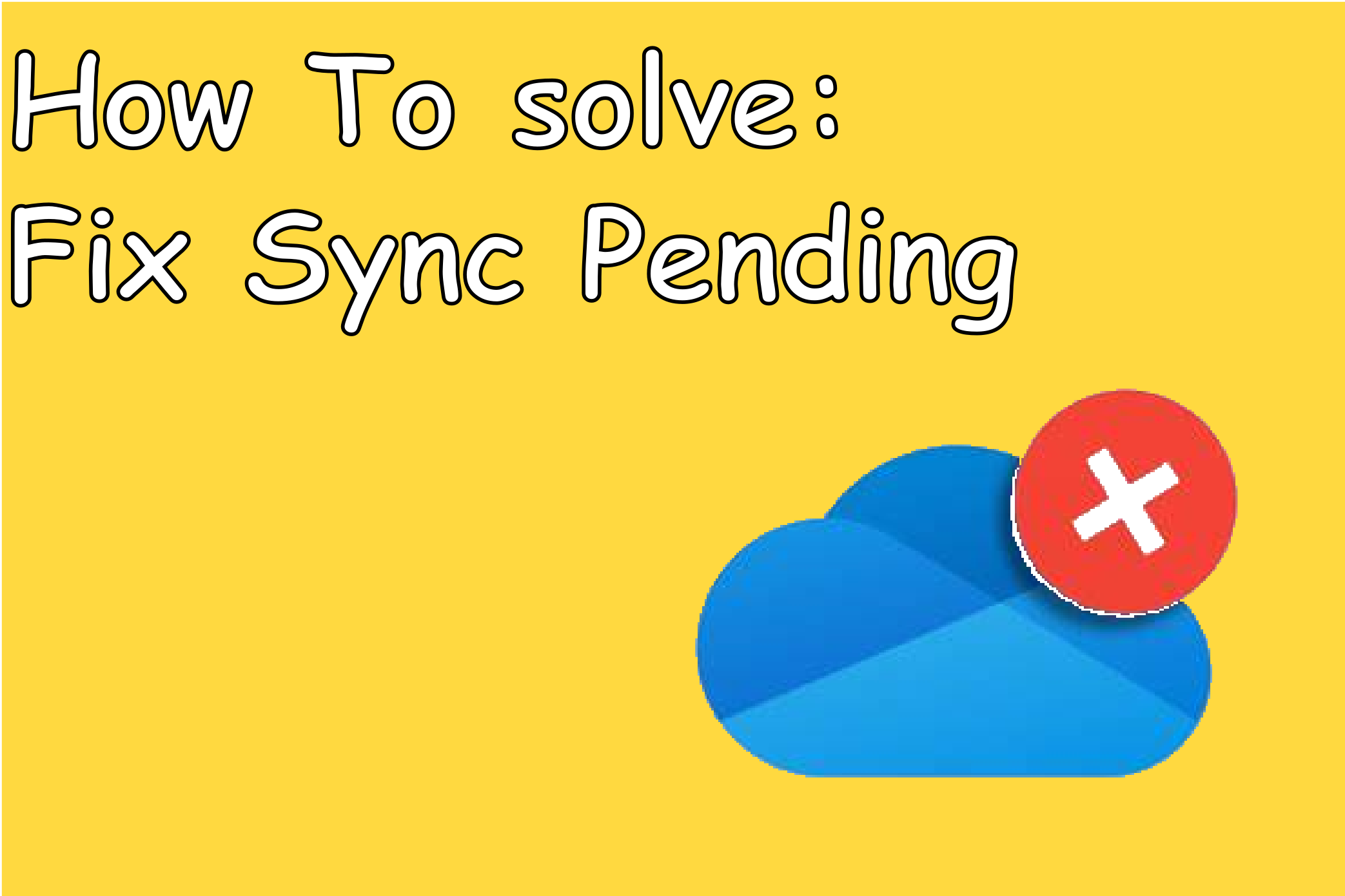 How to solve fix sync pending
